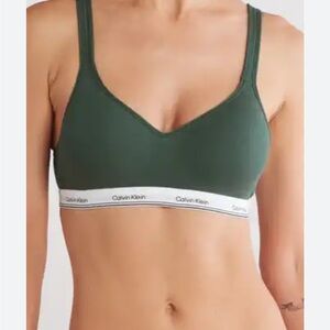 Calvin Klein Forest Green Bralette